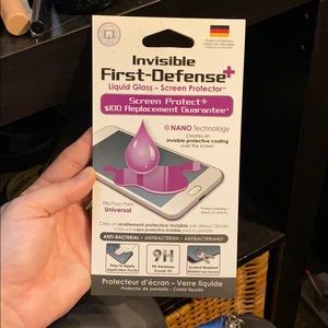 Liquid glass screen protector